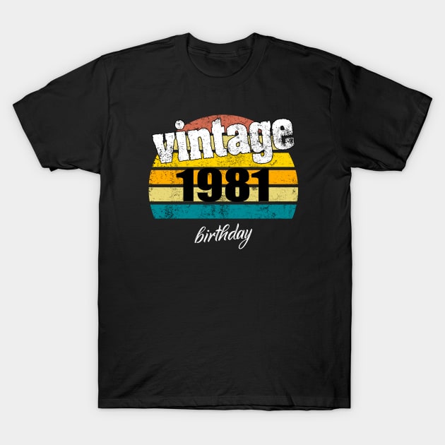vintage 1981 T-Shirt by Yous Sef